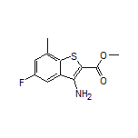 Methyl 3-Amino-5-fluoro-7-methylbenzo[b]thiophene-2-carboxylate