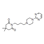 4,4-Dimethyl-1-[4-[4-(2-pyrimidinyl)-1-piperazinyl]butyl]piperidine-2,6-dione