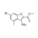 Methyl 3-Amino-6-bromo-4-methylbenzo[b]thiophene-2-carboxylate