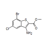 Methyl 3-Amino-7-bromo-5-chlorobenzo[b]thiophene-2-carboxylate