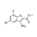 Methyl 3-Amino-5-bromo-7-fluorobenzo[b]thiophene-2-carboxylate