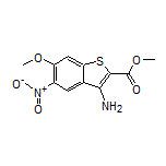 Methyl 3-Amino-6-methoxy-5-nitrobenzo[b]thiophene-2-carboxylate