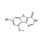 7-Bromo-9-methoxybenzo[4,5]thieno[3,2-d]pyrimidin-4(3H)-one