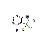 3,3-Dibromo-4-fluoro-1H-pyrrolo[3,2-c]pyridin-2(3H)-one