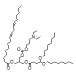 3-[[4,4-Bis(octyloxy)butanoyl]oxy]-2-[[[[3-(diethylamino)propoxy]carbonyl]oxy]methyl]propyl (9Z,12Z)-Octadeca-9,12-dienoate