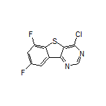 4-Chloro-6,8-difluorobenzo[4,5]thieno[3,2-d]pyrimidine