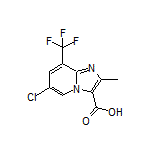 6-Chloro-2-methyl-8-(trifluoromethyl)imidazo[1,2-a]pyridine-3-carboxylic Acid