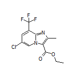 Ethyl 6-Chloro-2-methyl-8-(trifluoromethyl)imidazo[1,2-a]pyridine-3-carboxylate