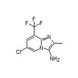 3-Amino-6-chloro-2-methyl-8-(trifluoromethyl)imidazo[1,2-a]pyridine