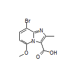 8-Bromo-5-methoxy-2-methylimidazo[1,2-a]pyridine-3-carboxylic Acid