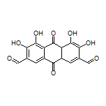 3,4,5,6-Tetrahydroxy-9,10-dioxo-4a,9,9a,10-tetrahydroanthracene-2,7-dicarbaldehyde