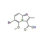 6-Bromo-5-methoxy-2-methylimidazo[1,2-a]pyridine-3-carboxylic Acid