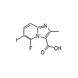 5-Fluoro-6-iodo-2-methylimidazo[1,2-a]pyridine-3-carboxylic Acid