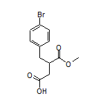 3-(4-Bromobenzyl)-4-methoxy-4-oxobutanoic Acid