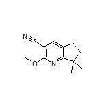 2-Methoxy-7,7-dimethyl-6,7-dihydro-5H-cyclopenta[b]pyridine-3-carbonitrile