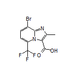 8-Bromo-2-methyl-5-(trifluoromethyl)imidazo[1,2-a]pyridine-3-carboxylic Acid