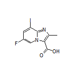 6-Fluoro-8-iodo-2-methylimidazo[1,2-a]pyridine-3-carboxylic Acid