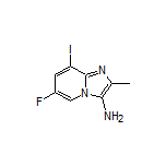 3-Amino-6-fluoro-8-iodo-2-methylimidazo[1,2-a]pyridine