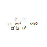 Lithium Tetrachloropalladate(II) xHydrate