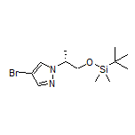 (R)-4-Bromo-1-[1-[(tert-butyldimethylsilyl)oxy]-2-propyl]-1H-pyrazole