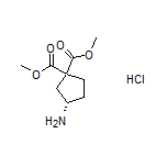 Dimethyl (S)-3-Aminocyclopentane-1,1-dicarboxylate Hydrochloride