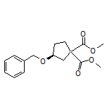 Dimethyl (S)-3-(Benzyloxy)cyclopentane-1,1-dicarboxylate