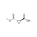 (1S,2S)-2-(甲氧基羰基)环丙烷甲酸