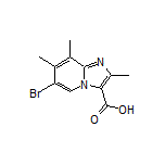 6-Bromo-2,7,8-trimethylimidazo[1,2-a]pyridine-3-carboxylic Acid