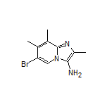 3-Amino-6-bromo-2,7,8-trimethylimidazo[1,2-a]pyridine