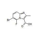 6-Bromo-5-fluoro-2-methylimidazo[1,2-a]pyridine-3-carboxylic Acid