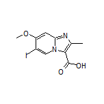 6-Iodo-7-methoxy-2-methylimidazo[1,2-a]pyridine-3-carboxylic Acid