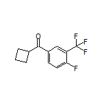 Cyclobutyl[4-fluoro-3-(trifluoromethyl)phenyl]methanone