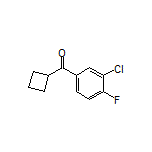 (3-Chloro-4-fluorophenyl)(cyclobutyl)methanone