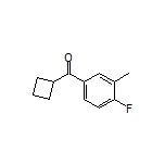 Cyclobutyl(4-fluoro-3-methylphenyl)methanone