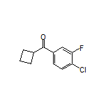 (4-Chloro-3-fluorophenyl)(cyclobutyl)methanone