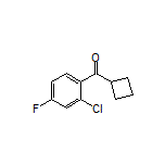 (2-Chloro-4-fluorophenyl)(cyclobutyl)methanone