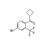 [4-Bromo-2-(trifluoromethyl)phenyl](cyclobutyl)methanone