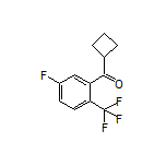 Cyclobutyl[5-fluoro-2-(trifluoromethyl)phenyl]methanone