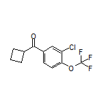 [3-Chloro-4-(trifluoromethoxy)phenyl](cyclobutyl)methanone