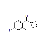 Cyclobutyl(4-fluoro-2-methylphenyl)methanone