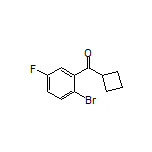 (2-Bromo-5-fluorophenyl)(cyclobutyl)methanone