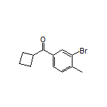 (3-Bromo-4-methylphenyl)(cyclobutyl)methanone