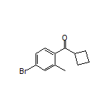 (4-Bromo-2-methylphenyl)(cyclobutyl)methanone