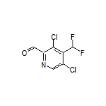 3,5-Dichloro-4-(difluoromethyl)pyridine-2-carbaldehyde