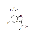 6-Iodo-2-methyl-8-(trifluoromethyl)imidazo[1,2-a]pyridine-3-carboxylic Acid