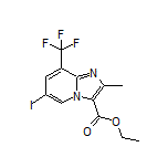 Ethyl 6-Iodo-2-methyl-8-(trifluoromethyl)imidazo[1,2-a]pyridine-3-carboxylate