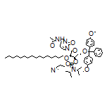 (2R,3R,4R,5R)-5-[4-Acetamido-2-oxopyrimidin-1(2H)-yl]-2-[[bis(4-methoxyphenyl)(phenyl)methoxy]methyl]-4-(hexadecyloxy)tetrahydrofuran-3-yl (2-Cyanoethyl) Diisopropylphosphoramidite