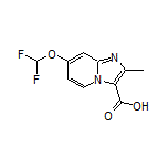 7-(Difluoromethoxy)-2-methylimidazo[1,2-a]pyridine-3-carboxylic Acid