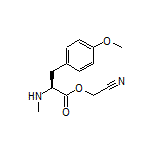 Cyanomethyl (S)-3-(4-Methoxyphenyl)-2-(methylamino)propanoate