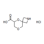 5,8-Dioxa-2-azaspiro[3.5]nonane-6-carboxylic Acid Hydrochloride